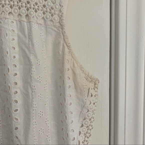 RW&CO White Broderie Anglaise/ Eyelet Lace Dress - Picture 10 of 12